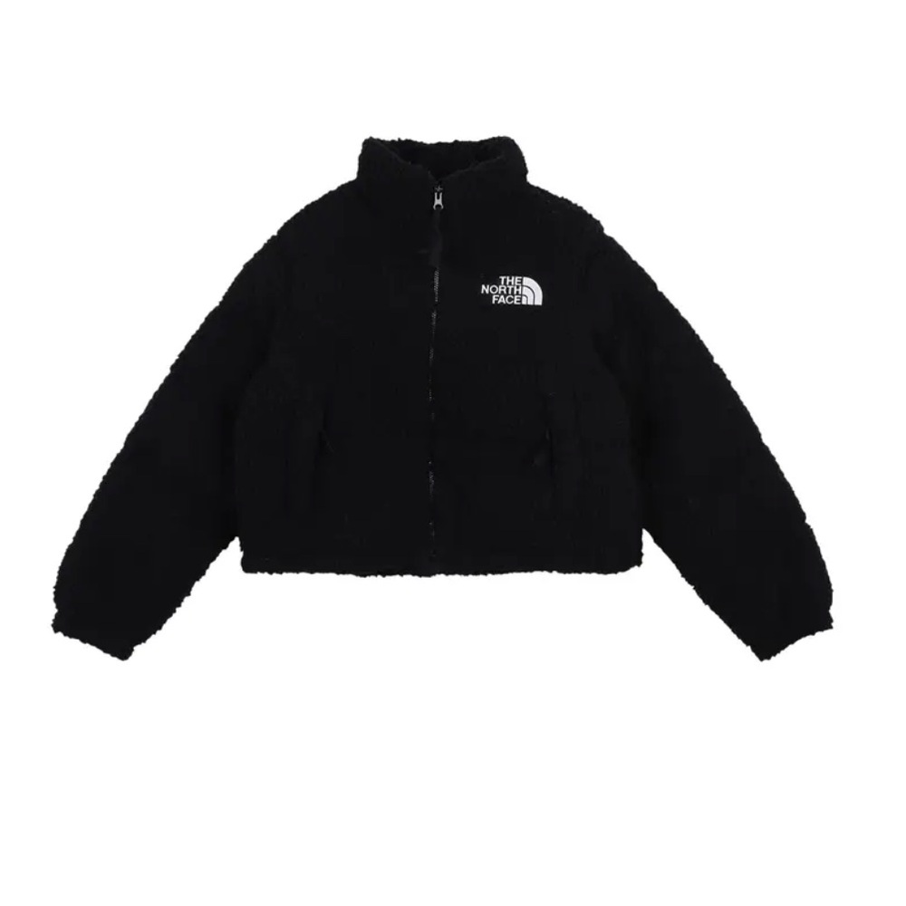 Cropped Sherpa North Face Jacket